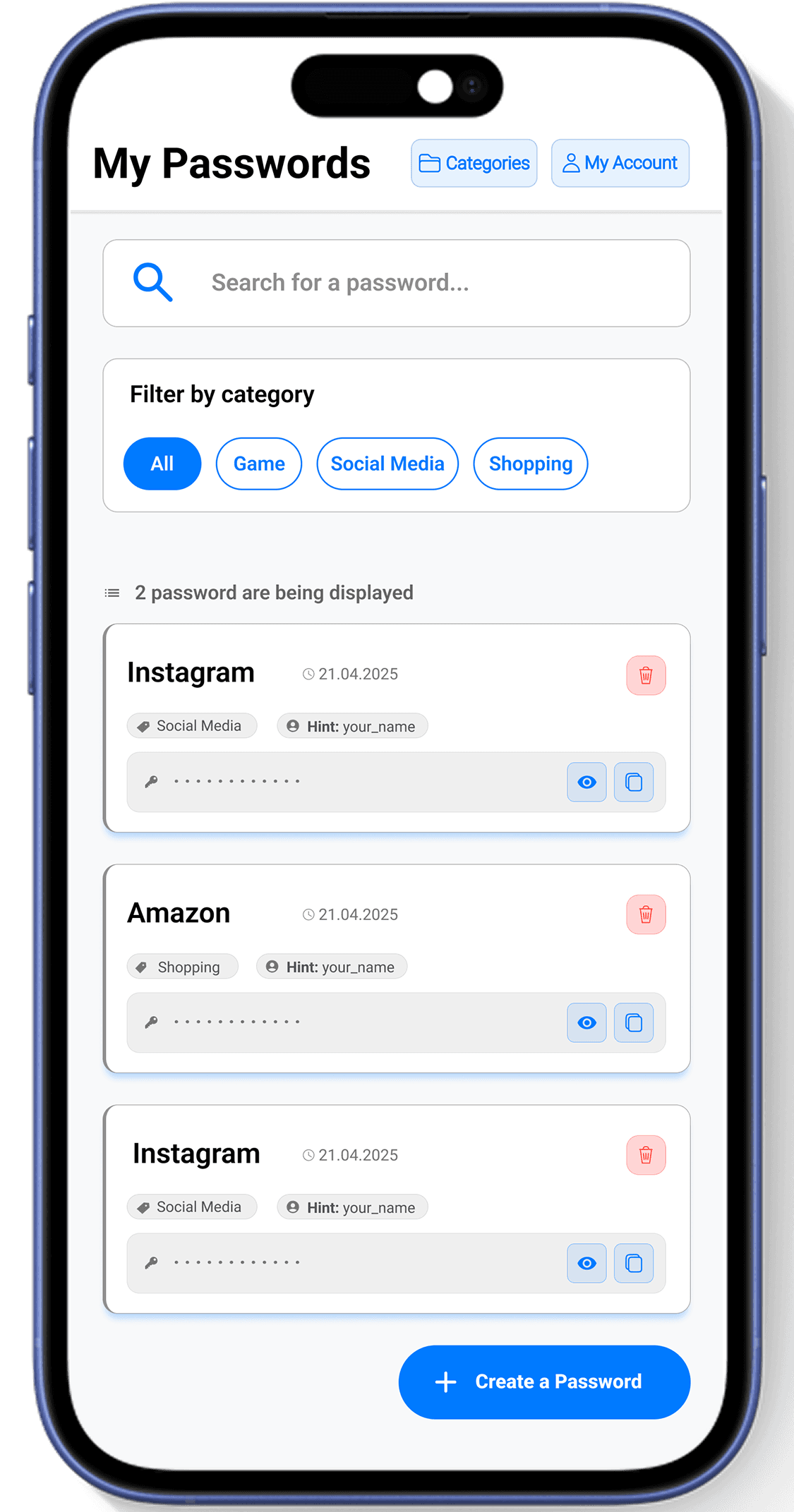 PassFort - Secure Password Manager